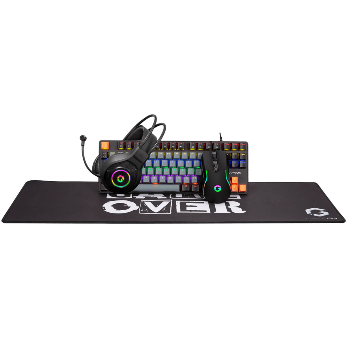 GAMEON VIPER XI All-In-One Gaming Bundle (Mechanical Keyboard, Headset, Mouse & Mousepad)-GO-VIPER-XI GAMEON VIPER XI All-In-One Gaming Bundle (Mechanical Keyboard, Headset, Mouse & Mousepad)-GO-VIPER-XI